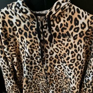 Victoria’s Secret PINK leopard full zip hoodie